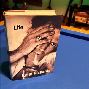 KEITH RICHARDS LIFE with JAMES FOX 2010 AUTO SIGNED Hardcover
